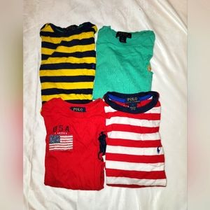 Polo Ralph Lauren size 5 boy short sleeve tshirt lot